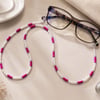 Hot Pink and White Pearl Glasses Chain