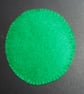 Five Petal Flower Blue Felt Coaster - Image 2