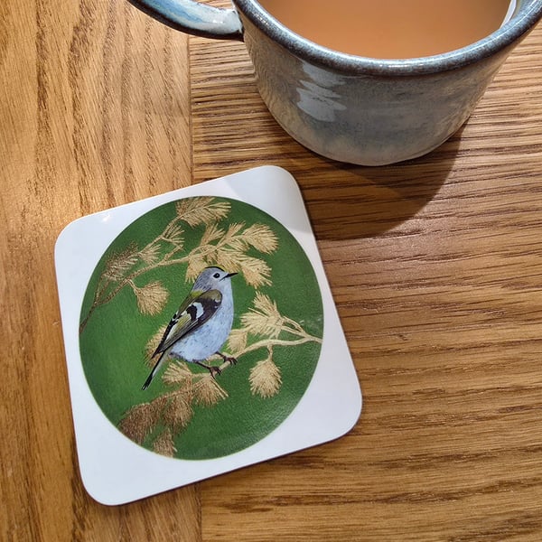 Goldcrest in Pine Coaster