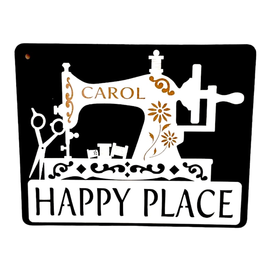 personalised wooden sewing  gift