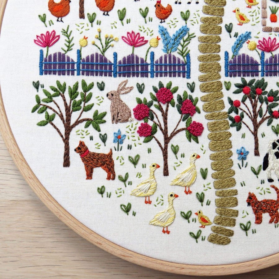The Homestead Hand Embroidery PDF Pattern