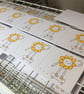 Happy Flower on a Skateboard Screenprinted Card - Image 3