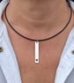 Leather necklace for women, Dainty Boho jewellery, Choker necklace - Image 5