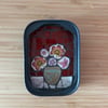 Mini mosaic in sardine tin