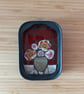 Mini mosaic in sardine tin