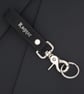 Leather EDC Keychain with Trigger Clip Handmade Italian Full Grain Leather - Image 10