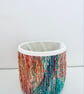 Vibrant textile storage or pot plant holder - Image 6