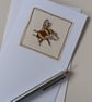 Embroidered Bumblebee General Greetings Card - Image 4