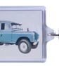 Land Rover Series 3 LWB 1971 - Keyring with 50x35mm Insert - 4x4 Enthusiast