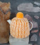Vegan Tea Cosy, Suki, For Life Stump Compatible, Hand Knitted - Image 1