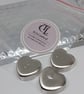 Lead-Free Pewter Heart Ingot 75g Minimum 95% Tin for Jewellery Making & Casting - Image 5