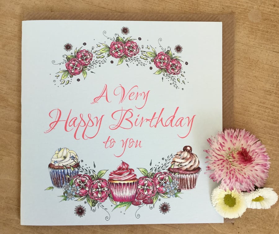 Happy Birthday Cupcakes 