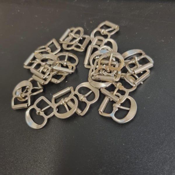 12mm Inner Mini Buckle Nickle Plated X25