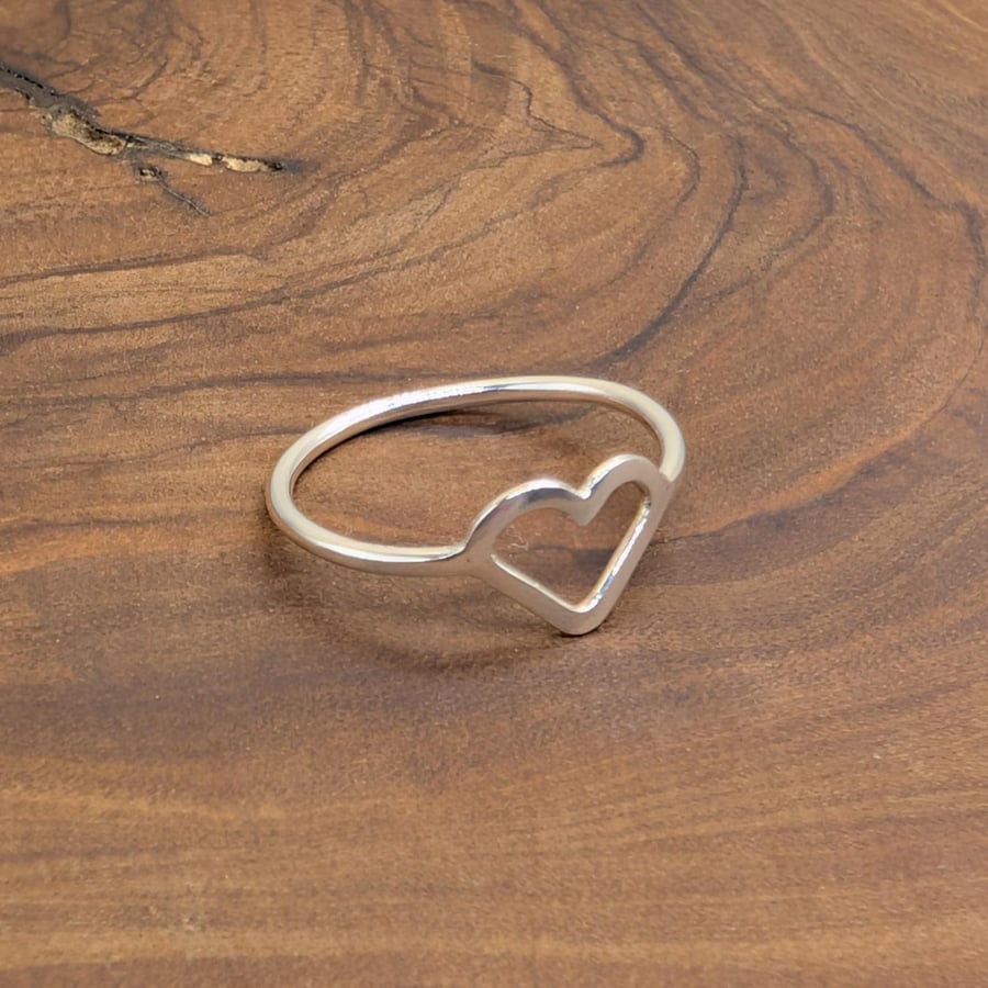 Sterling Silver Heart Ring