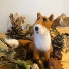 Fox needle felting kit a bit more challenging