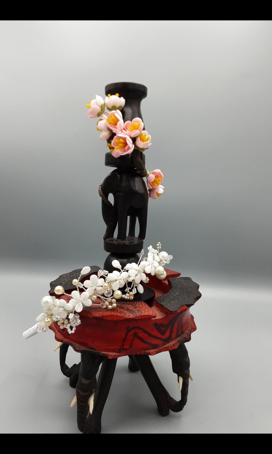 Beautiful handmade beaded tiara 