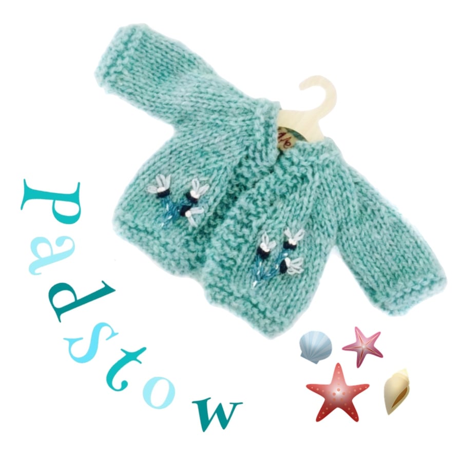 Reserved for Julie - Padstow Embroidered Cardigan 