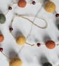 Felt Ball Garland, Bunting - Woodland, Autumn colours, rustic, Autumn - Image 7