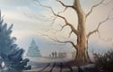 Paintings and drawings from imagination 