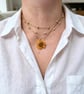 Handmade Corn Marigold Ajustable Necklace