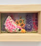 Mini shadow box frame 'Chelsea chick' - Image 1