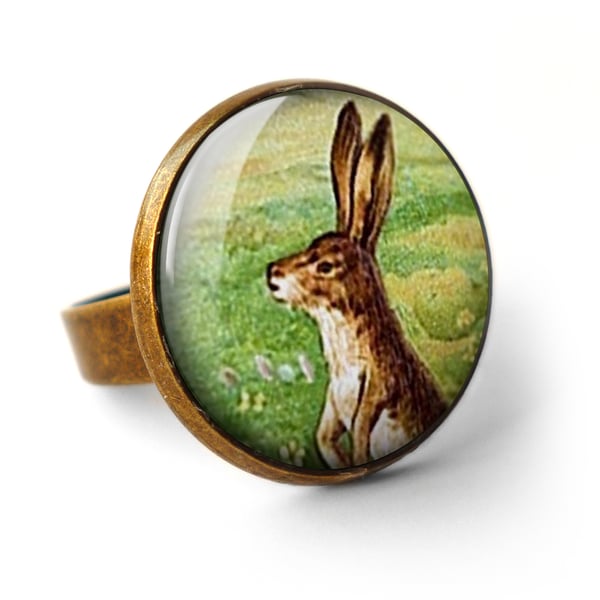 Vintage Hare Ring (ER08)