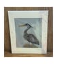Perfectly Imperfect Great Blue Heron Pencil Drawing 9x12 - Image 1