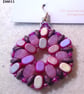 Hexagonal bead earrings (customisable) - Image 1