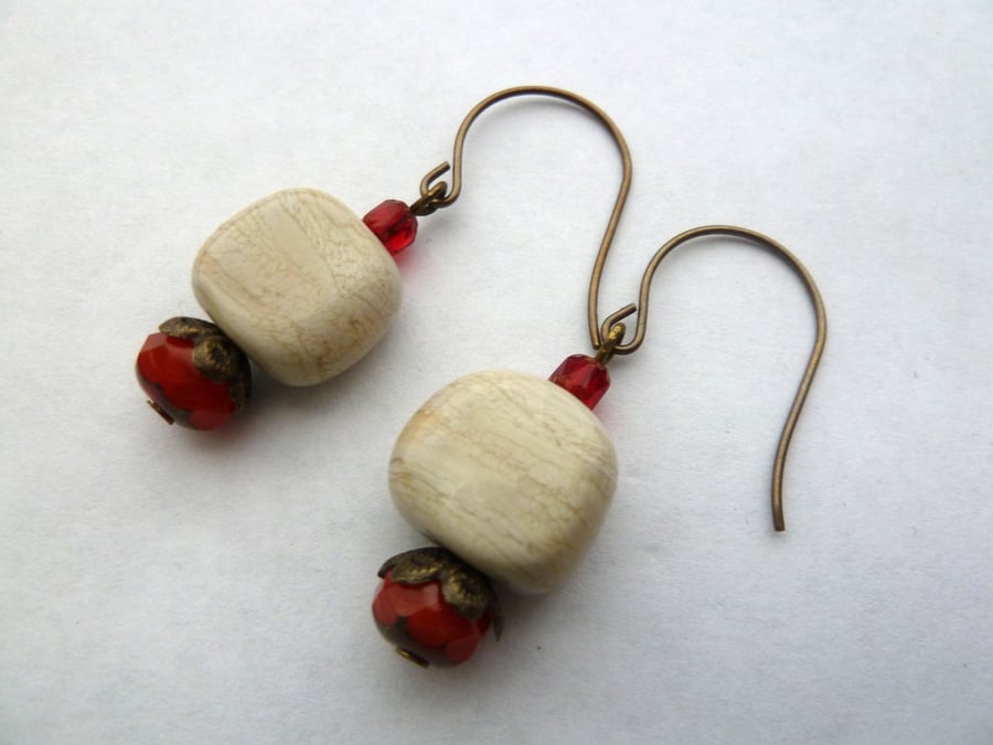 pebble earrings