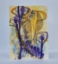 Art Card 5 x 7" Original Painting Keepsake Card Letterbox Gift - Image 1