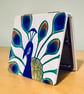 Butterfly, flamingo or peacock square compact mirror 
