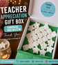 Handmade Teacher Appreciation Wax Melts Gift Box, Vegan UK Made
