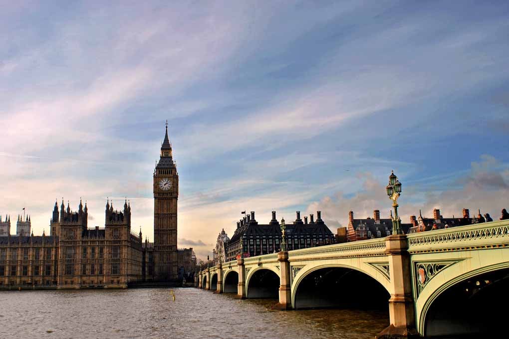 Big Ben Queen Elizabeth Tower Westminster Bridge Photograph Print