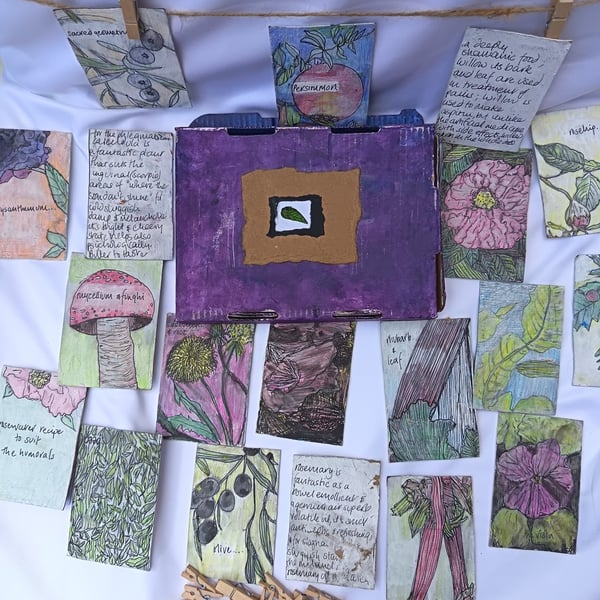 Rustic Vintage Herbal Dresser Banner