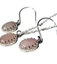 Sterling Silver Rose Quartz Crystal Gemstone Necklace & Earrings Gift Set - Image 5