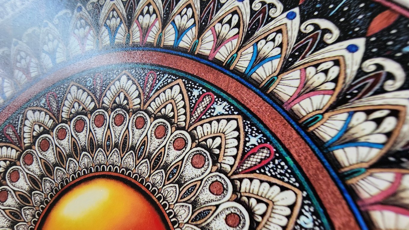 Print - Galaxy Rise, Carl Sagan quote calligraphy mandala