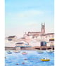 The Harbour, Penzance, Cornwall Original Watercolour Painting Mounted - Image 7