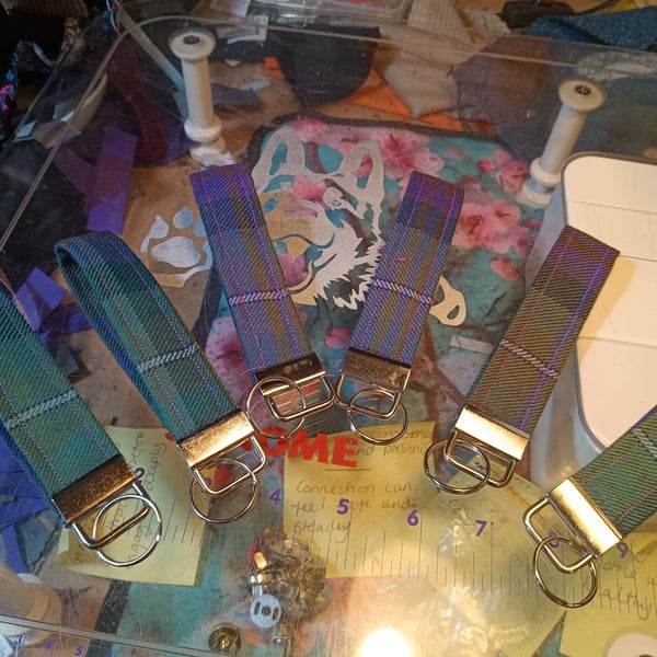Isle of Skye tartan keychain