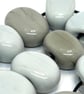 Handmade shiny pebble lamp work glass beads - Image 5