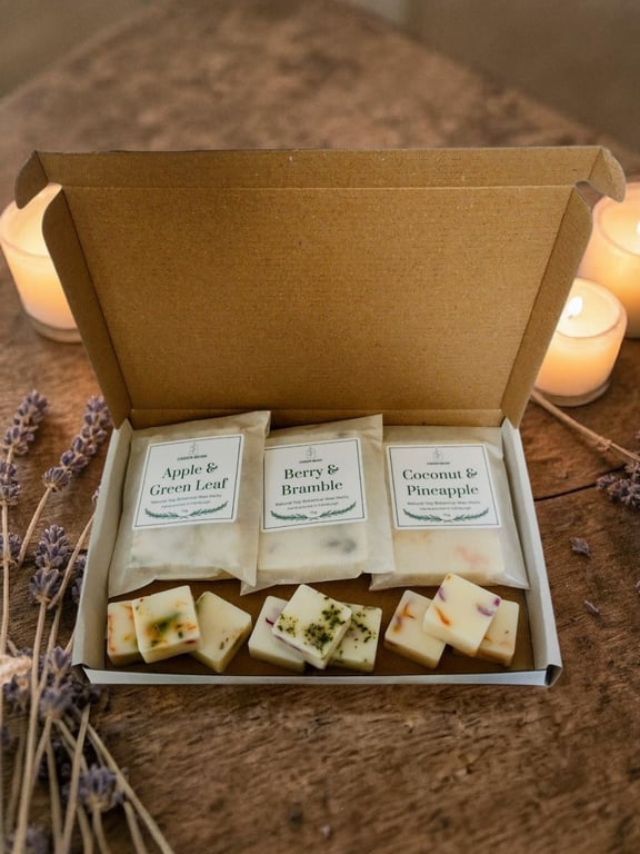 3 Packs of Luxury Botanical Wax Melts - Choose from 16 scents - Scented Melts