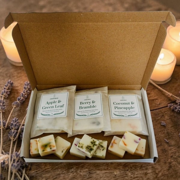 3 Packs of Luxury Botanical Wax Melts - Choose from 16 scents - Scented Melts