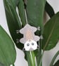 Hanging opossum plant decoration, crazy plant lady gift, cute animal decor. - Image 3