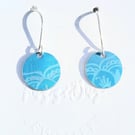 Handmade Aluminium and Silver Reversible Earrings