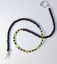 Peridot, Spinel & Onyx Necklace, August Birthday, Anniversary, Gift For Leo. - Image 5