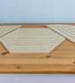 Triangular Corner Display Stand with Grooves for Cards and Jewellery in Retail - Image 9