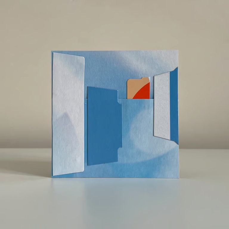 Collage 013 "Breeze" - Original Art