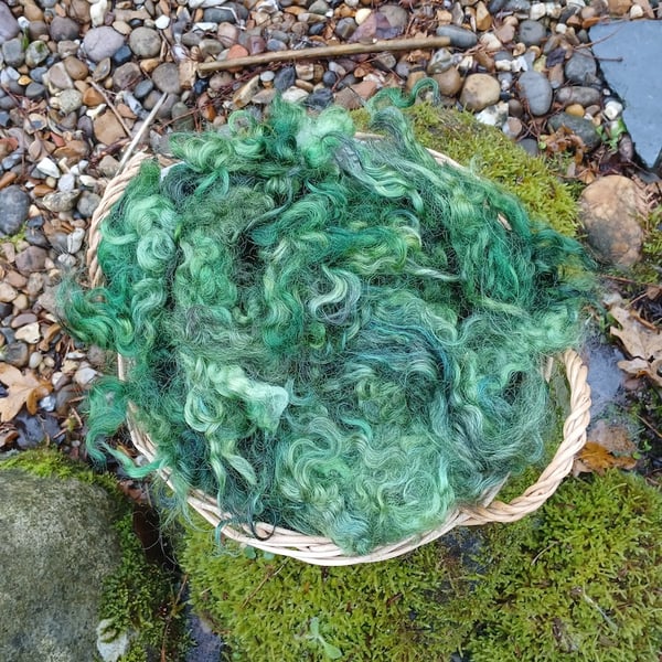 Moss Green Gotland Fleece