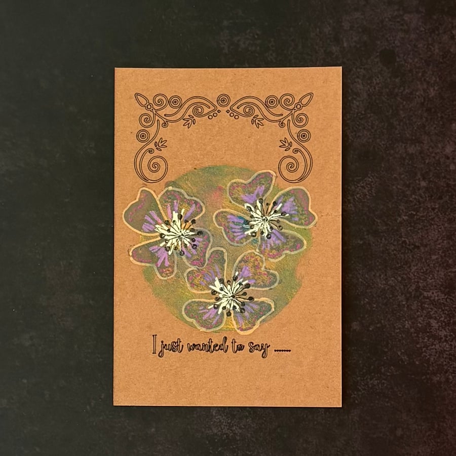 Postcard - I Just Wanted To Say