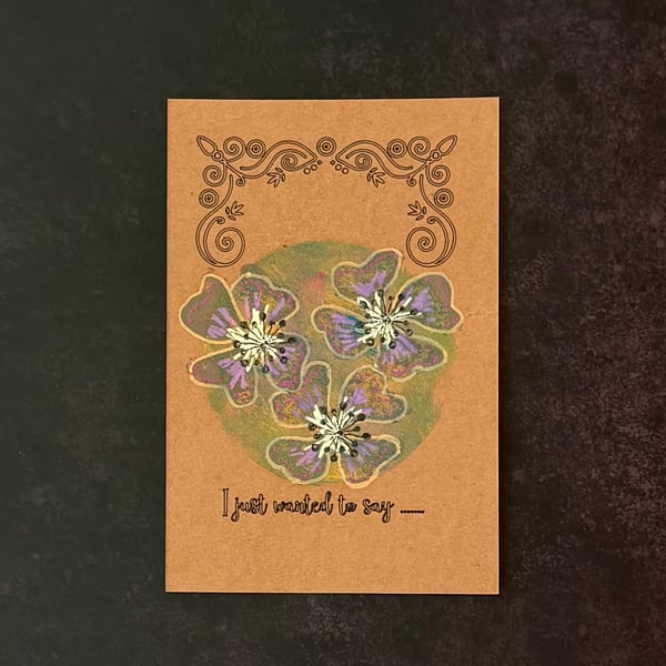 Postcard - I Just Wanted To Say