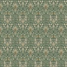 200 x 135cm  William Morris  Tablecloth.   RECTANGLE  Snakehead Green